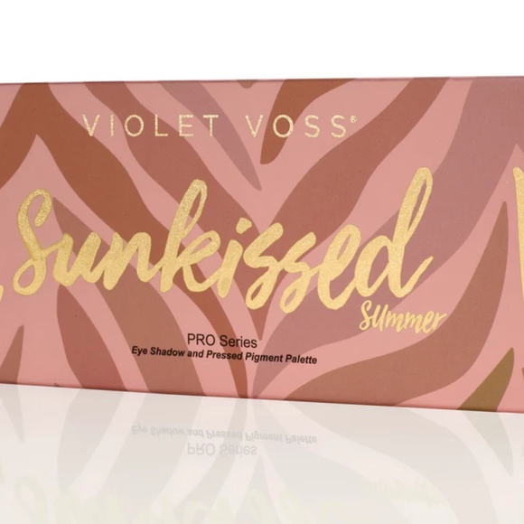 NWOB Violet Voss Cosmetics SunKissed Summer Pigment Palette Glitter Matte - Picture 9 of 9